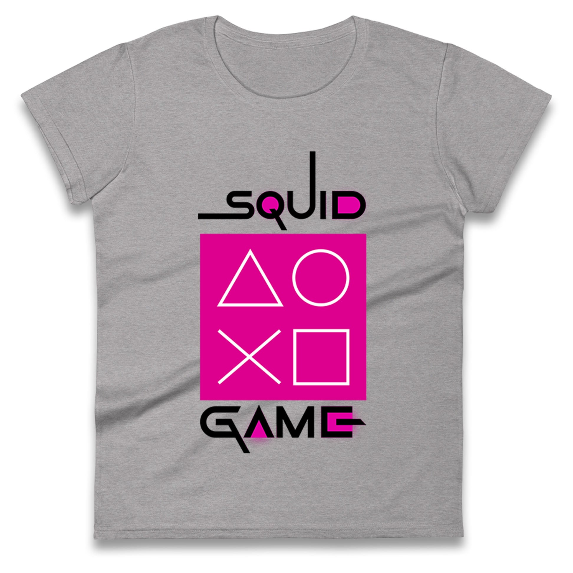 Squid Game Shapes Womens T Shirt