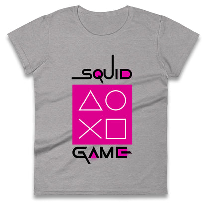 Squid Game Shapes Womens T Shirt