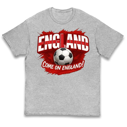 England Retro World Cup Kids T Shirt