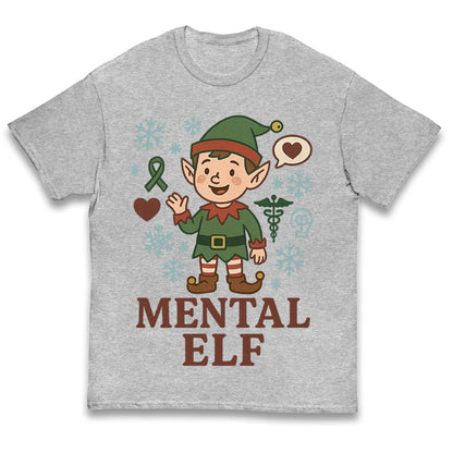 Mental Health Christmas Kids T Shirt