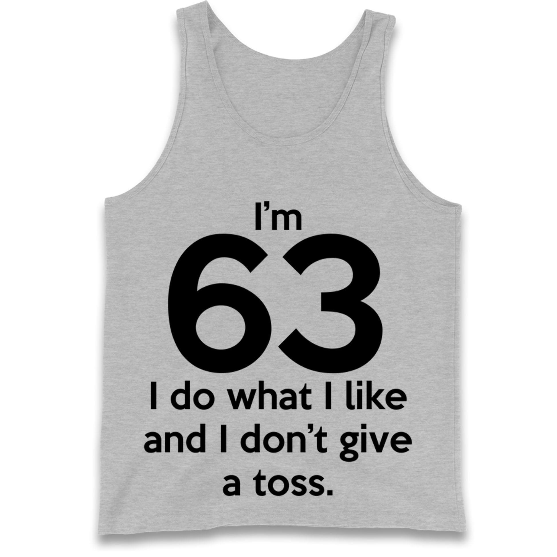 63rd Birthday Tank Top