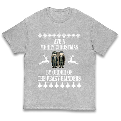 Peaky Blinders Christmas Kids T Shirt