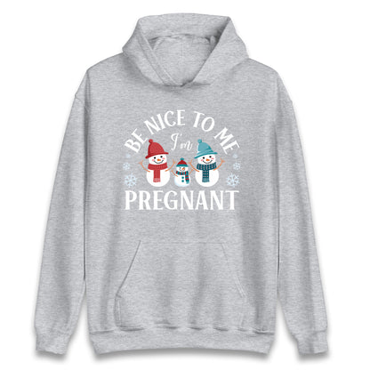 Pregnant At Christmas Hoodie