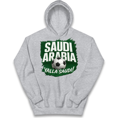 Saudi Arabia Retro World Cup Kids Hoodie