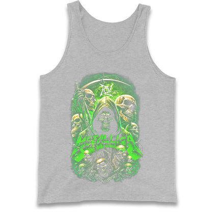 Metallica Green Skulls Tank Top