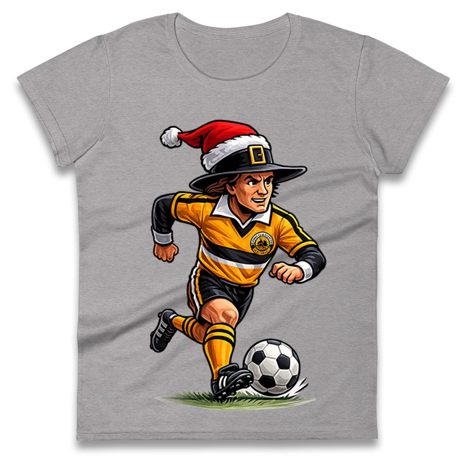 Boston United Christmas Ladies T Shirt 