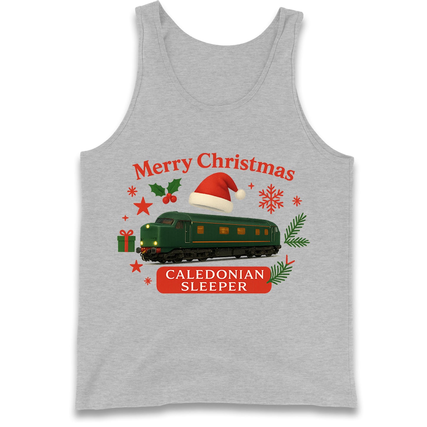 Caladonian Sleeper Christmas Tank Top