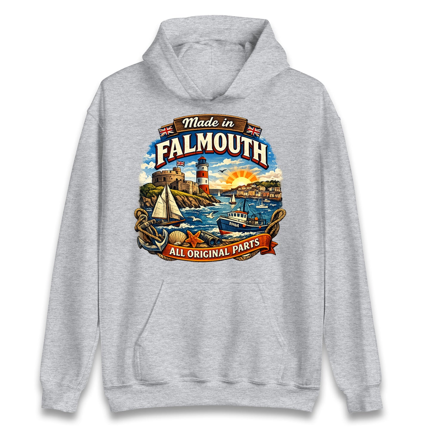 Made In Falmouth All Original Parts Hoodie