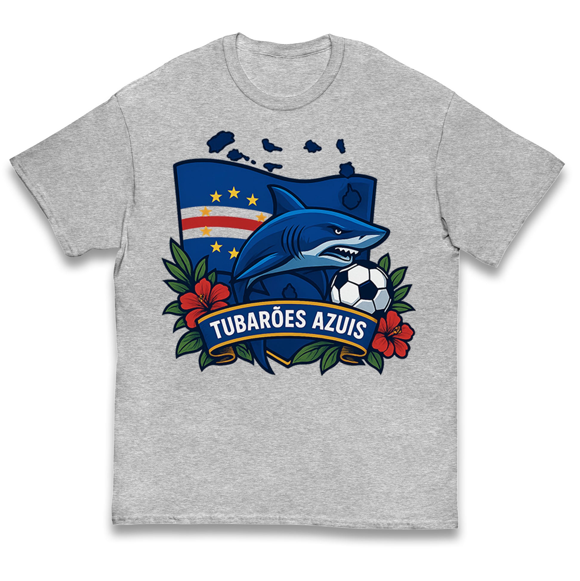 Cape Verde Football Kids T Shirt