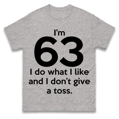 63rd Birthday T Shirt