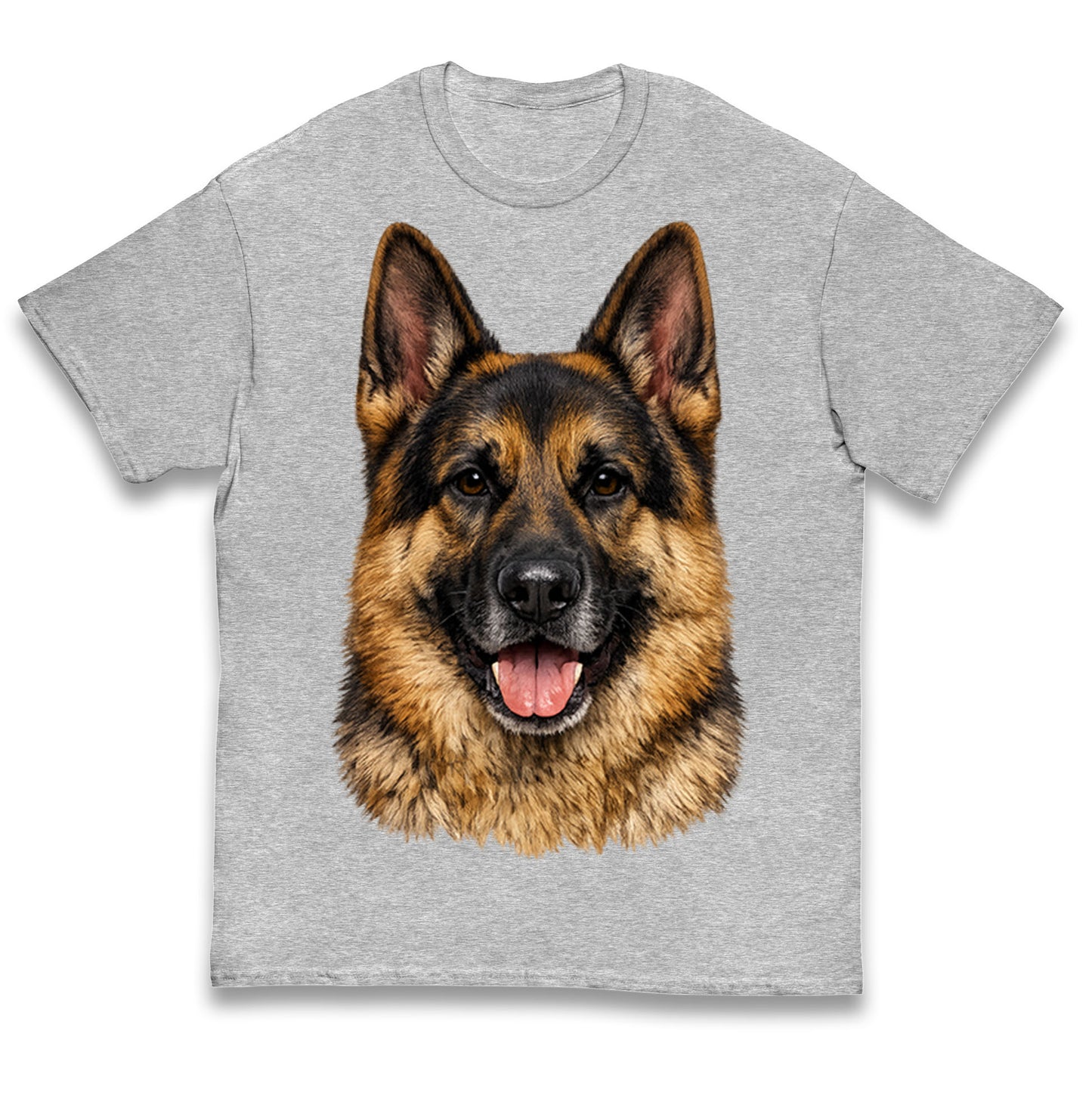 German Shepherd Dog Face Kids T Shirt