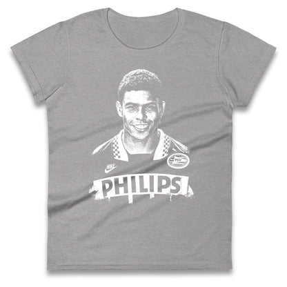 Ronaldo Nazario Ladies T Shirt