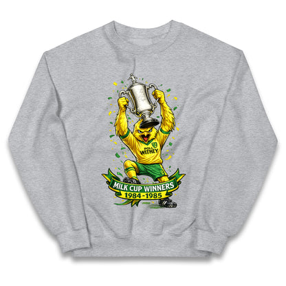 Norwich City Milk Cup Winners Kids Jumper