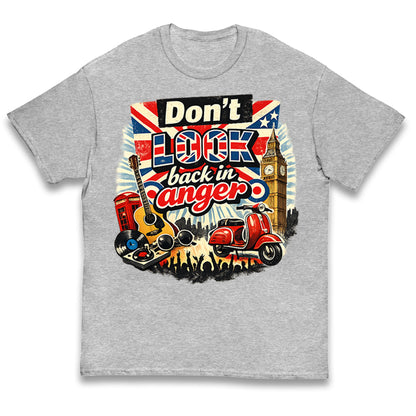 Don't Look Back In Anger Kids T Shirt