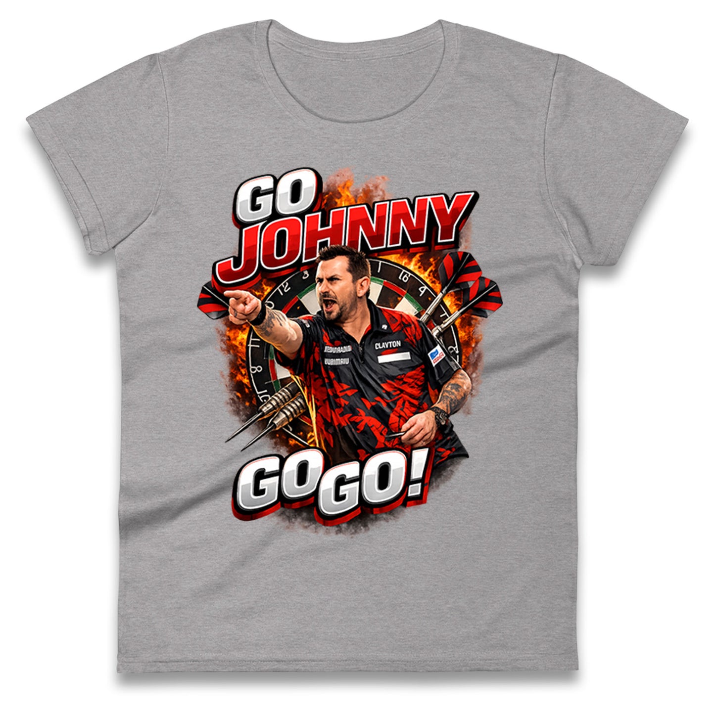 Johnny Clayton Ladies T Shirt