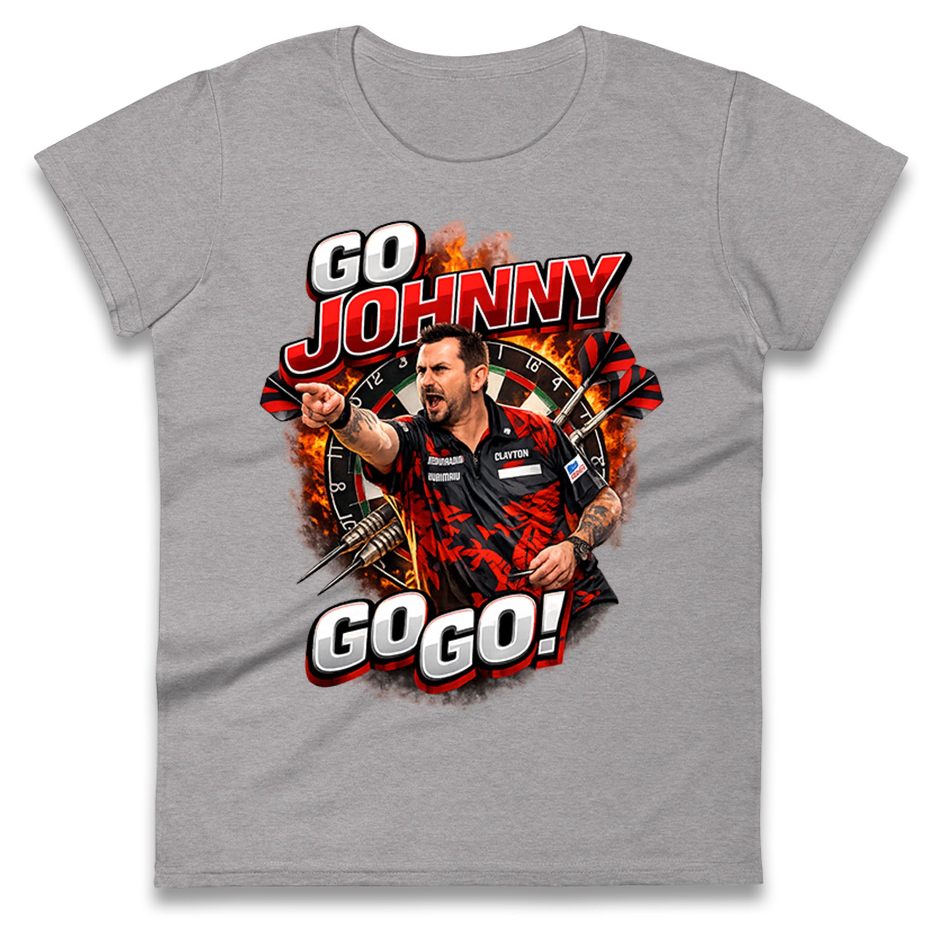 Johnny Clayton Ladies T Shirt