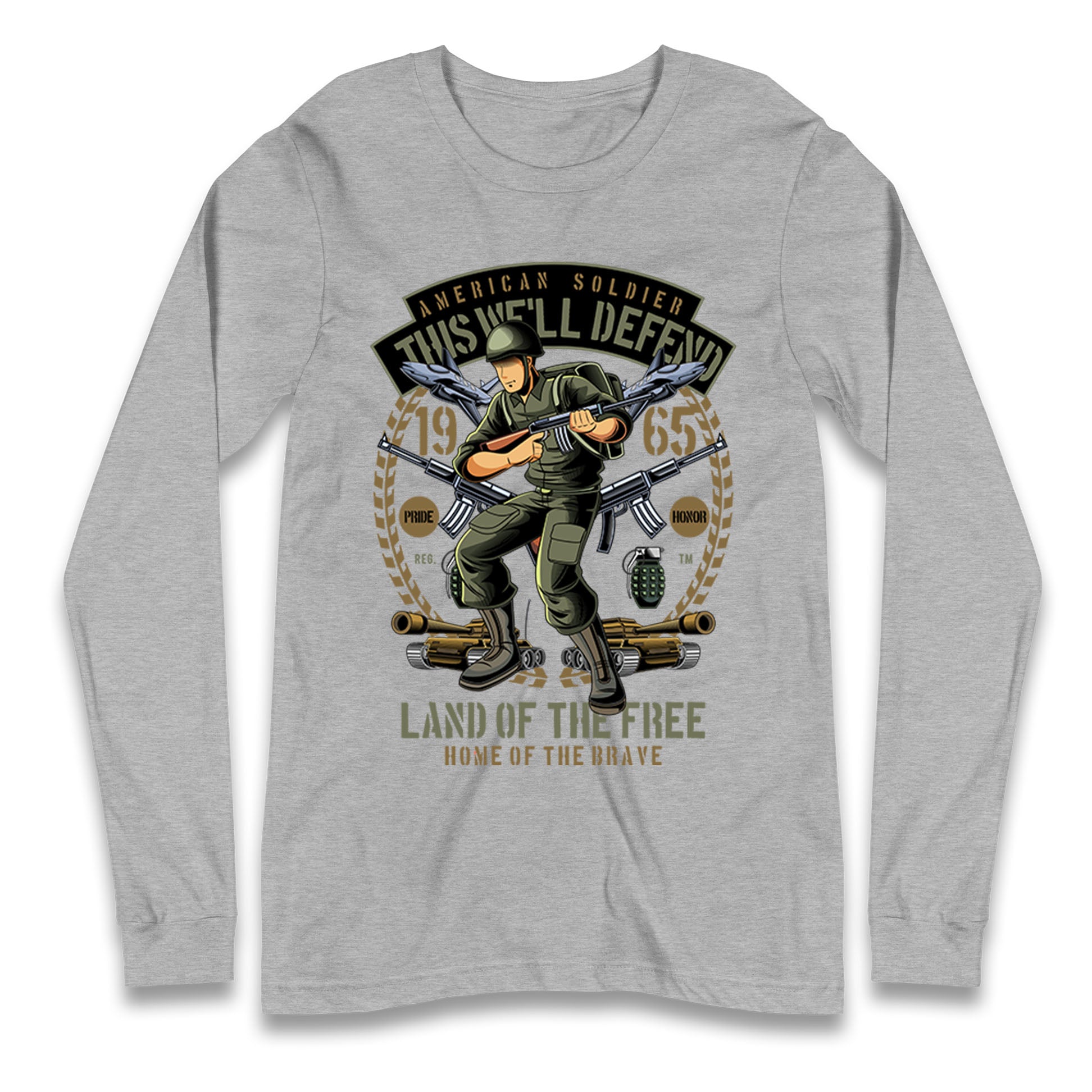 American Soldier Longsleeve T Shirt