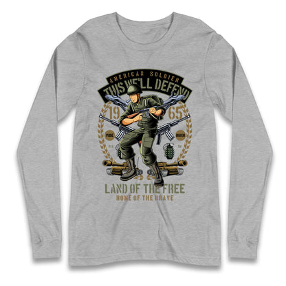 American Soldier Longsleeve T Shirt