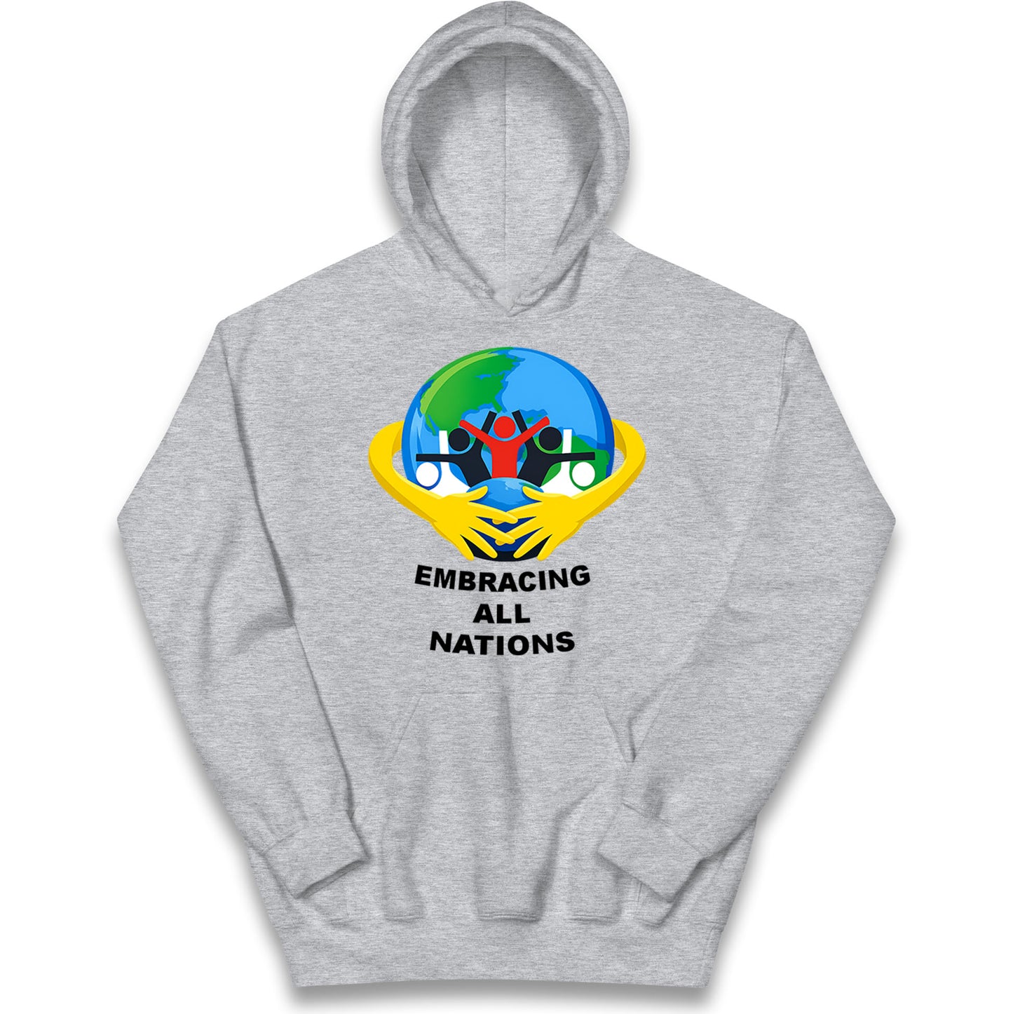 Embracing All Nations Kids Hoodie