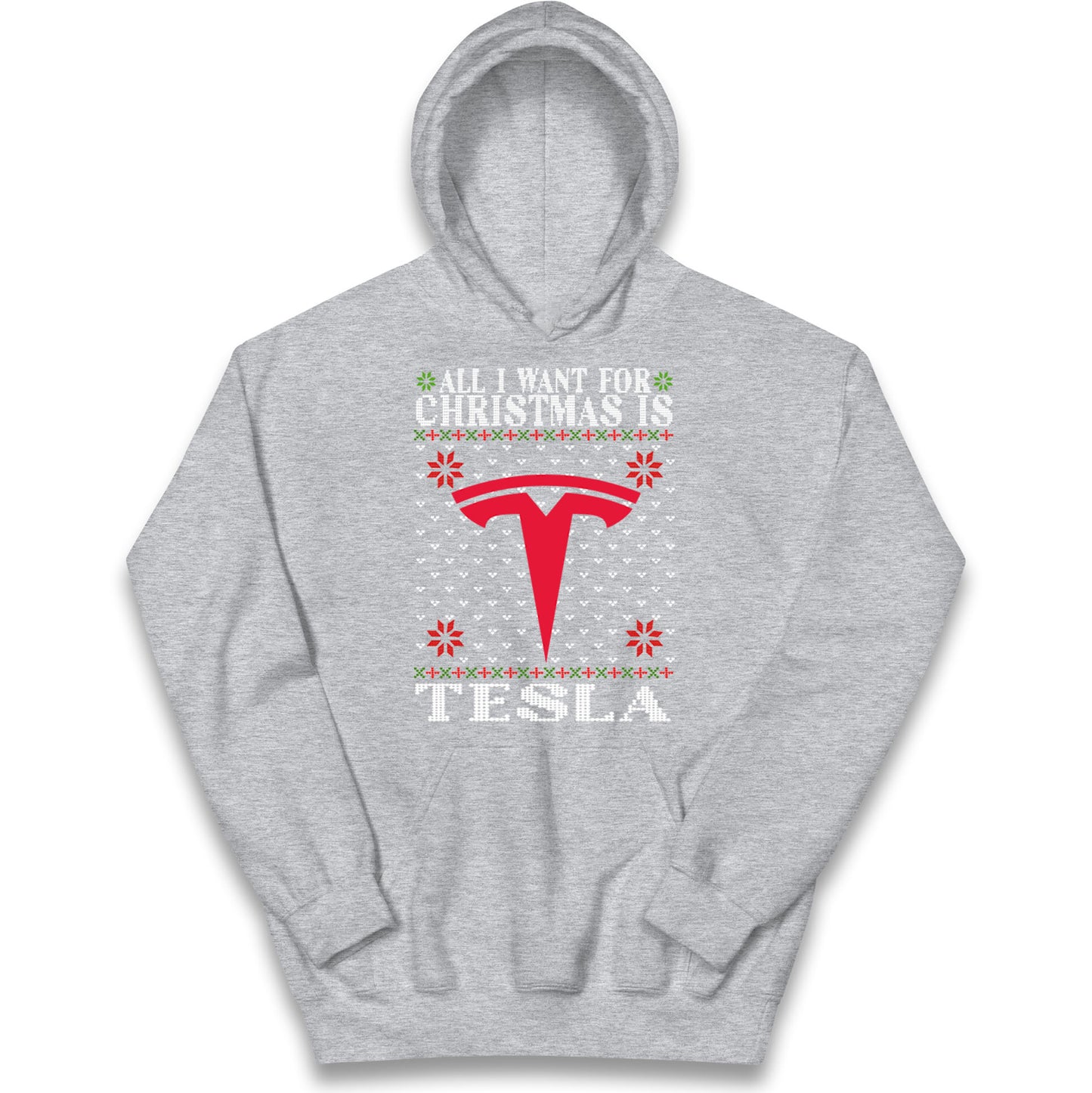 tesla christmas hoodie