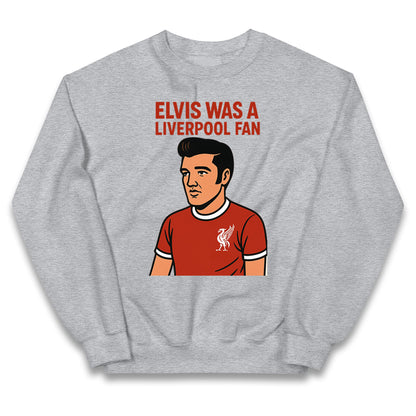 Elvis Presley Liverpool Football Kids Jumper