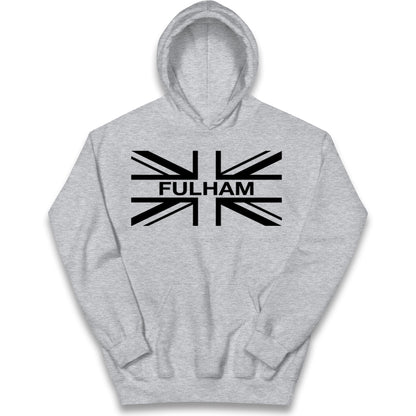 Fulham Football Flag Kids Hoodie