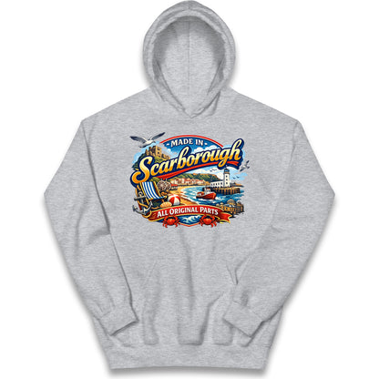 Made In Scarborough All Original Parts Kids Hoodie