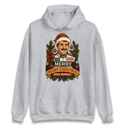 Nigel Mansell Christmas Hoodie