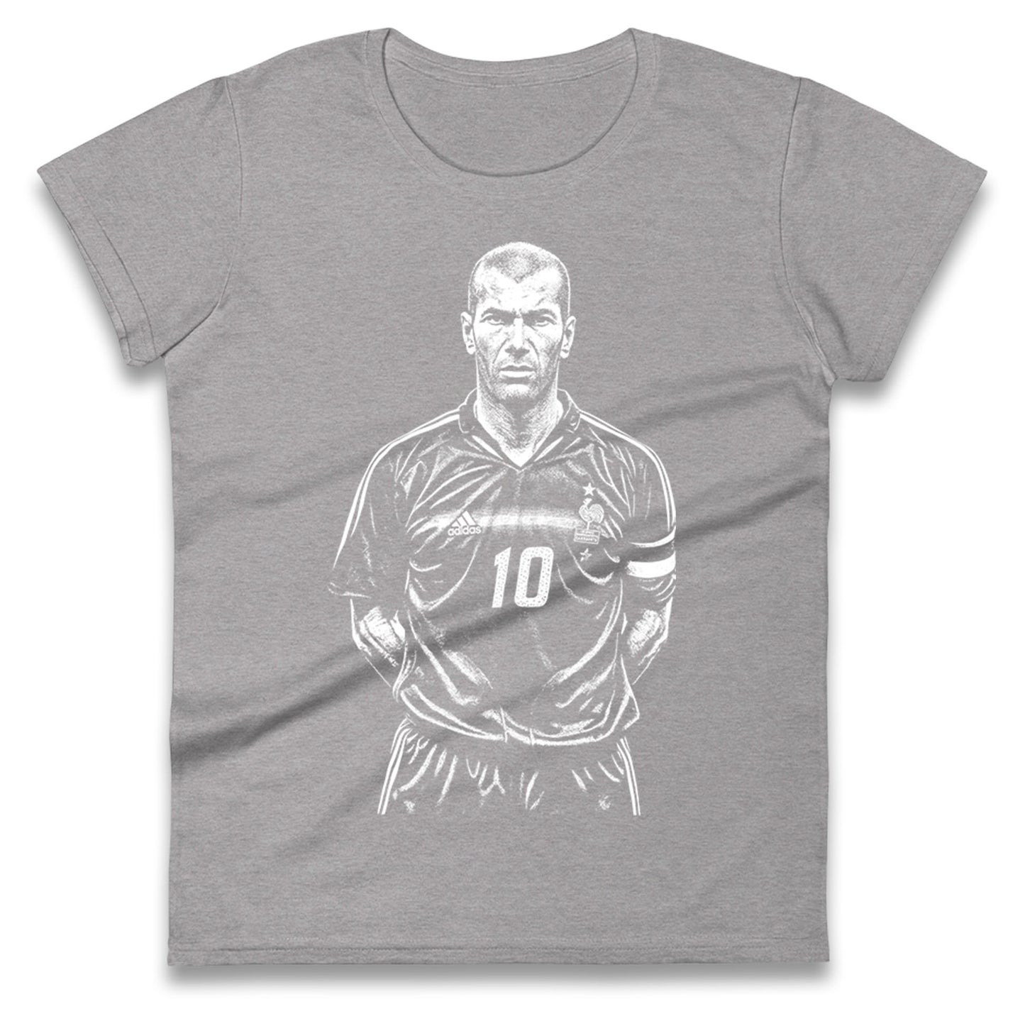 Zidane France 10 Ladies T Shirt