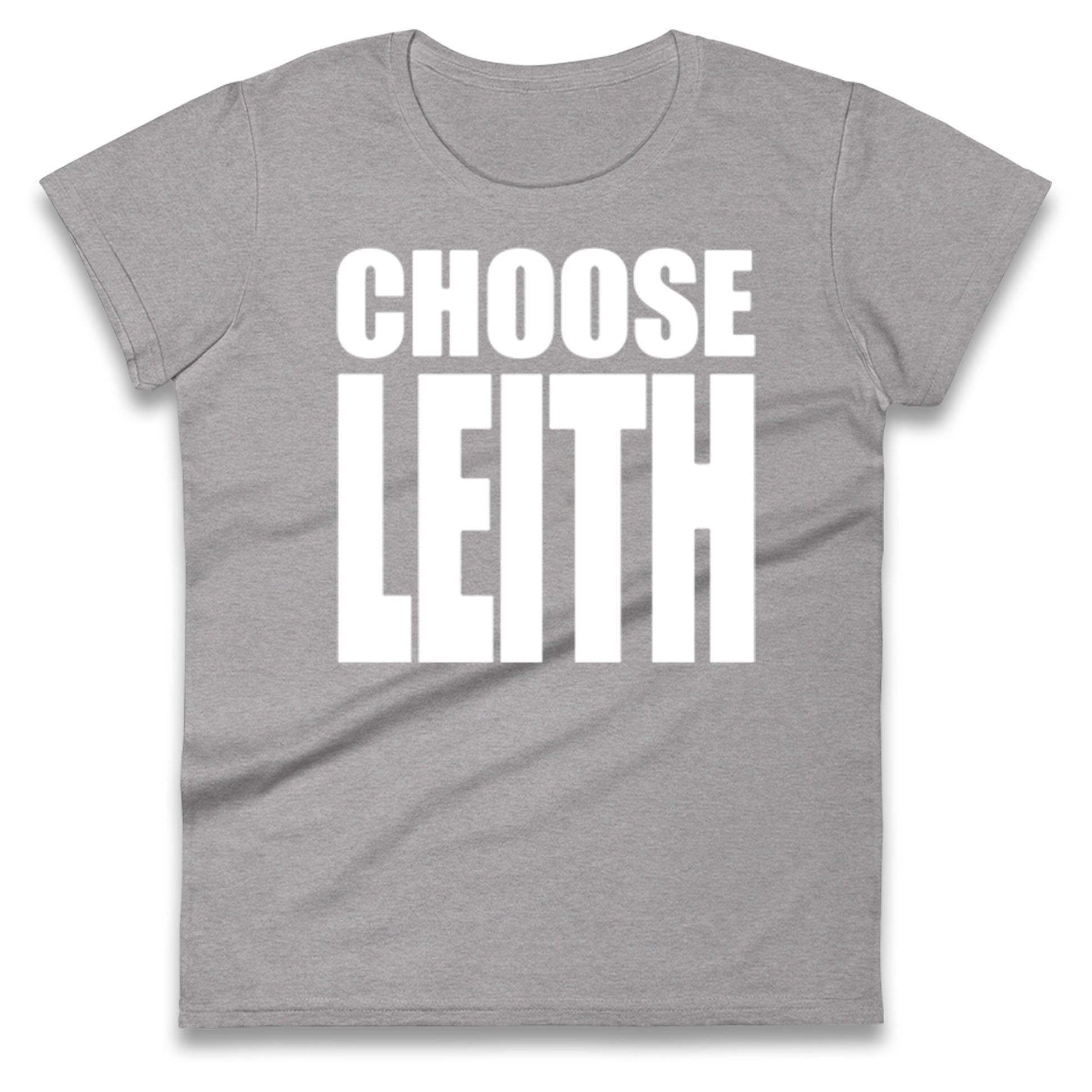 Hibs FC Choose Leith Football Ladies T Shirt 