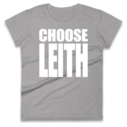 Hibs FC Choose Leith Football Ladies T Shirt 