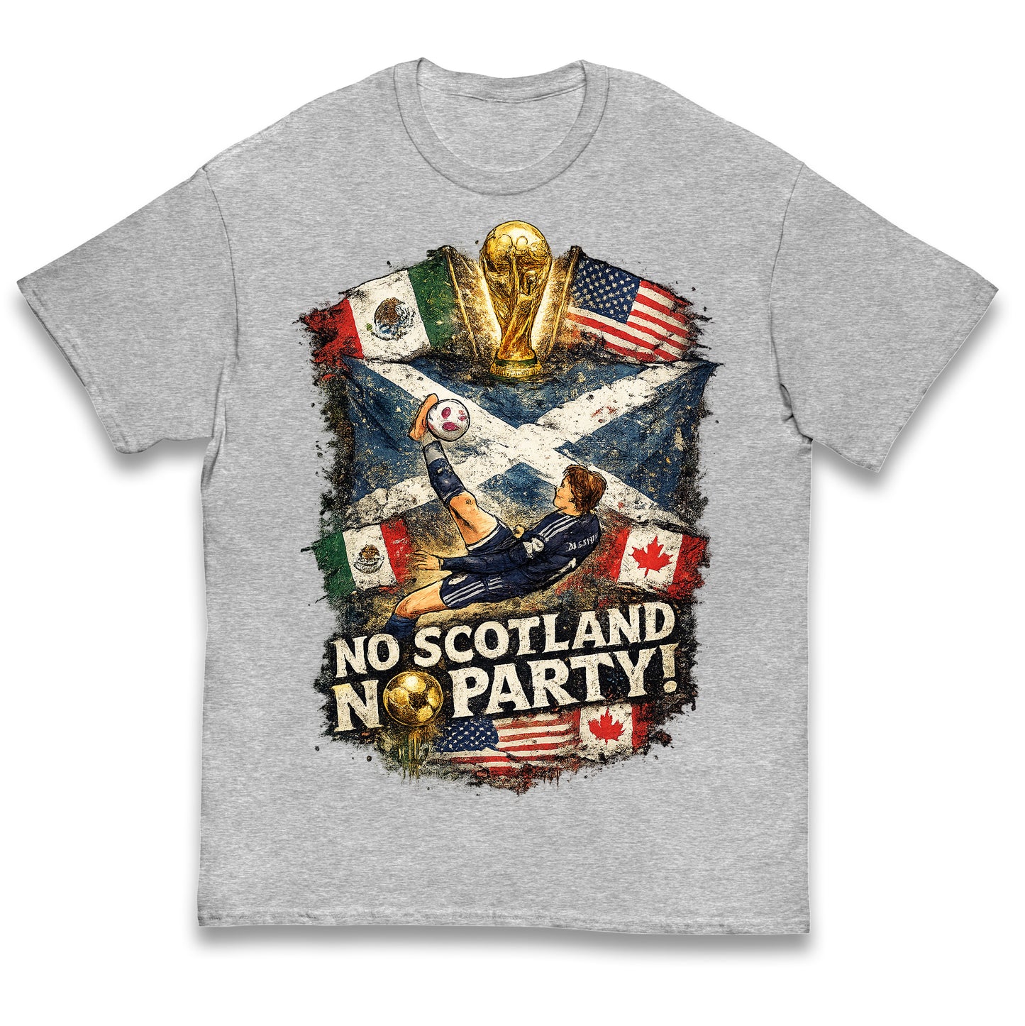 No Scotland No Party World Cup 2026 Kids T Shirt