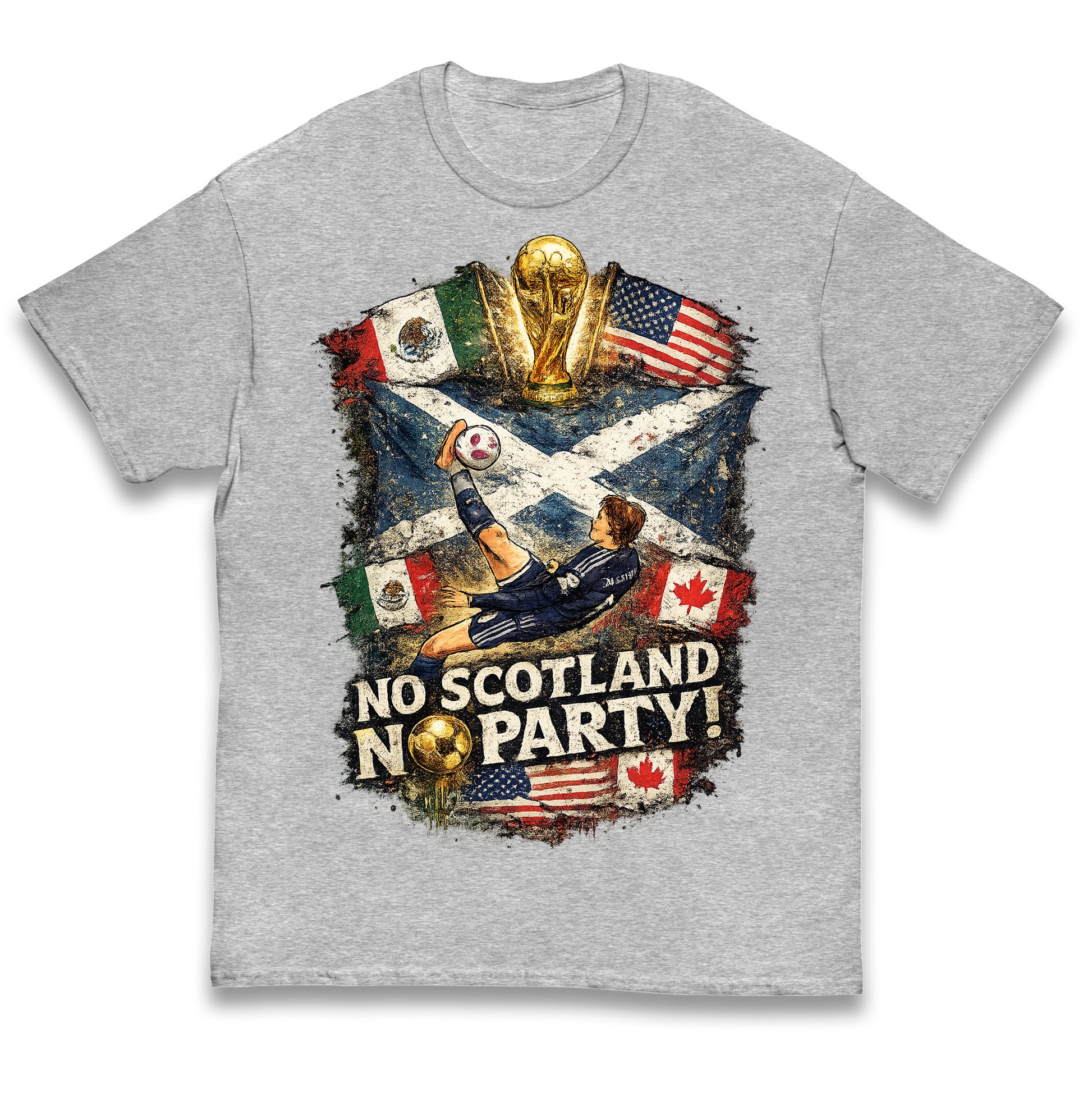No Scotland No Party World Cup 2026 Kids T Shirt