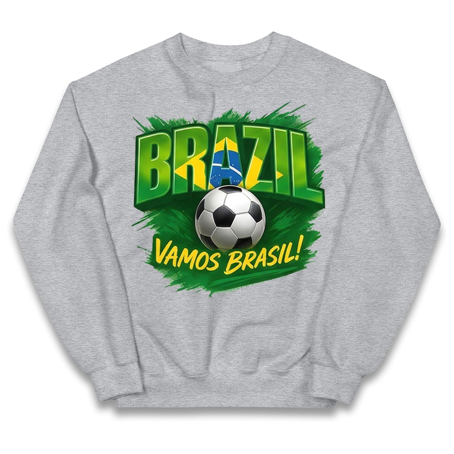 Brazil Retro Football Kids Jumper 