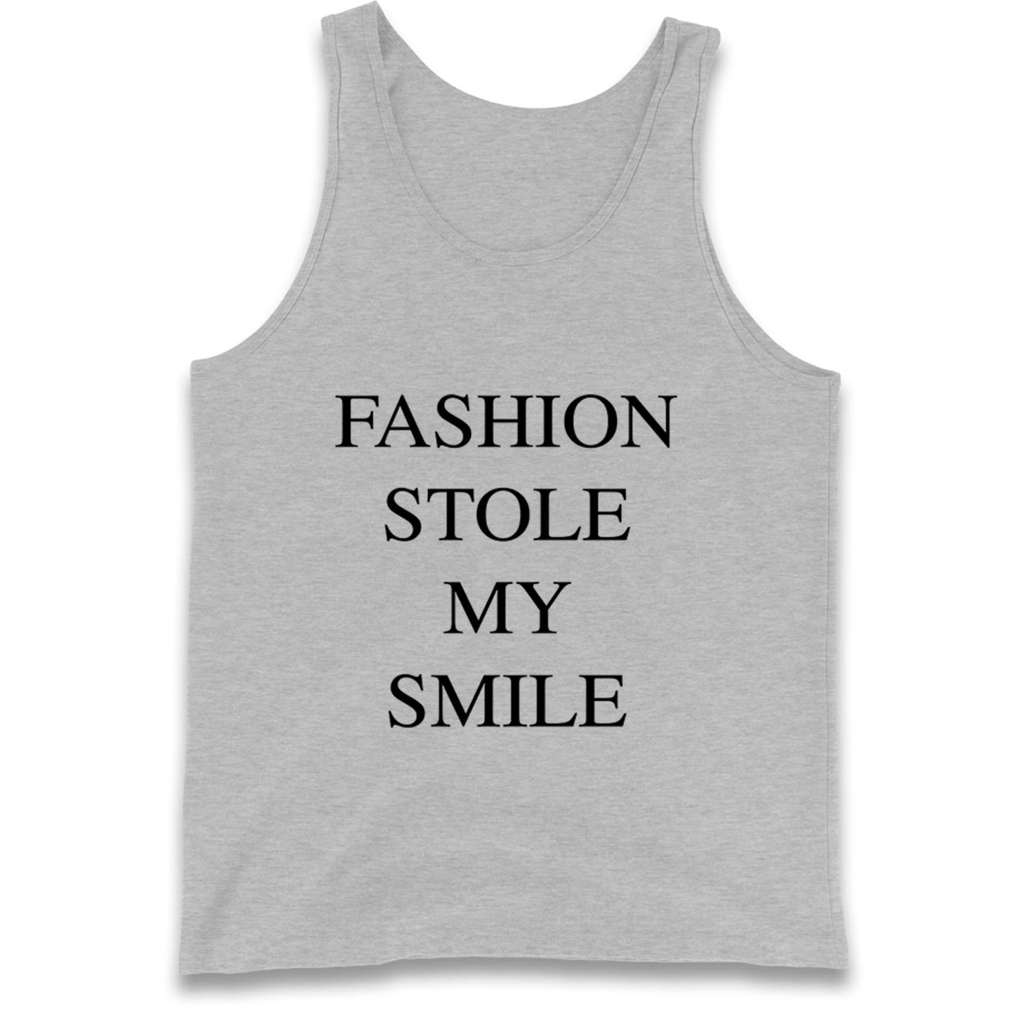 Fashion Stole My Smile Tank Top