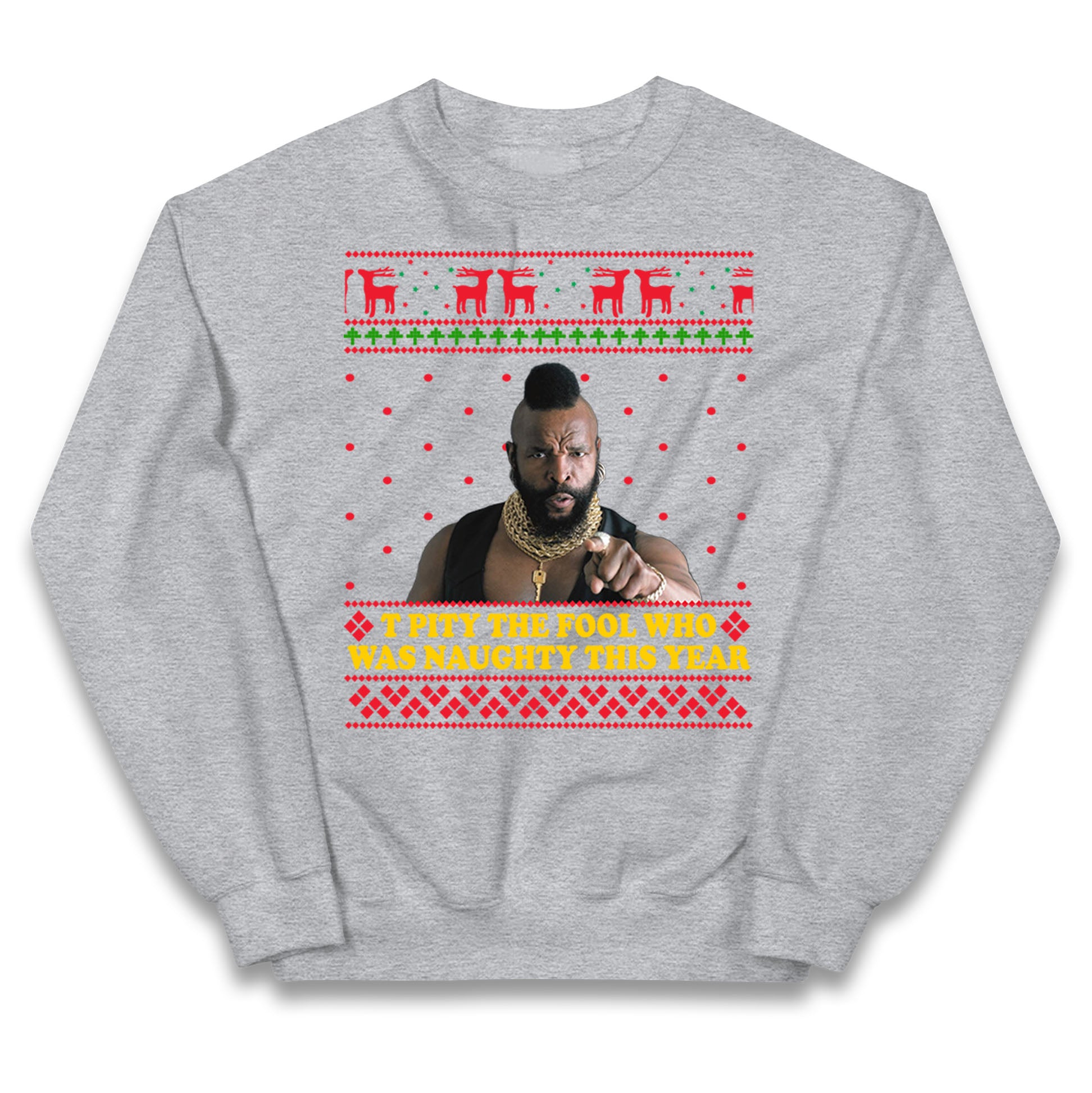 mr t christmas jumper