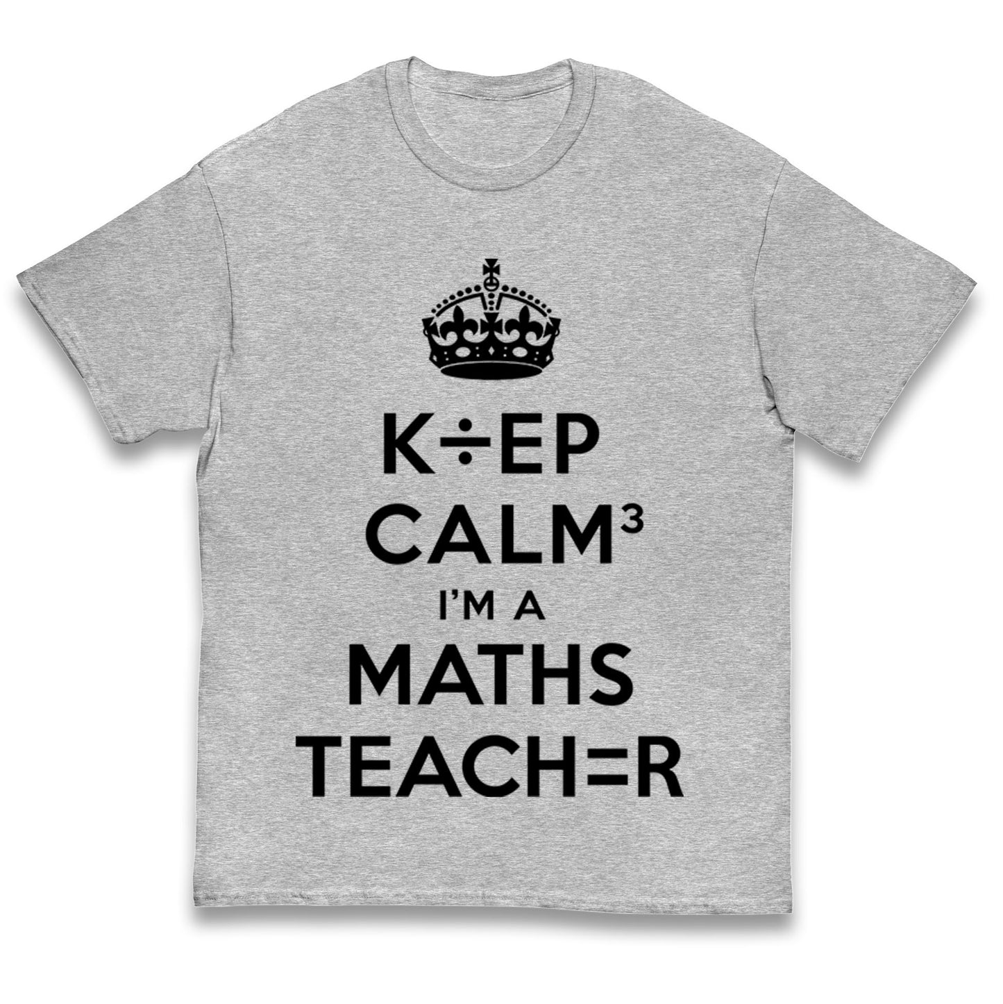 Keep Calm I’m A Maths Teacher Kids T Shirt 
