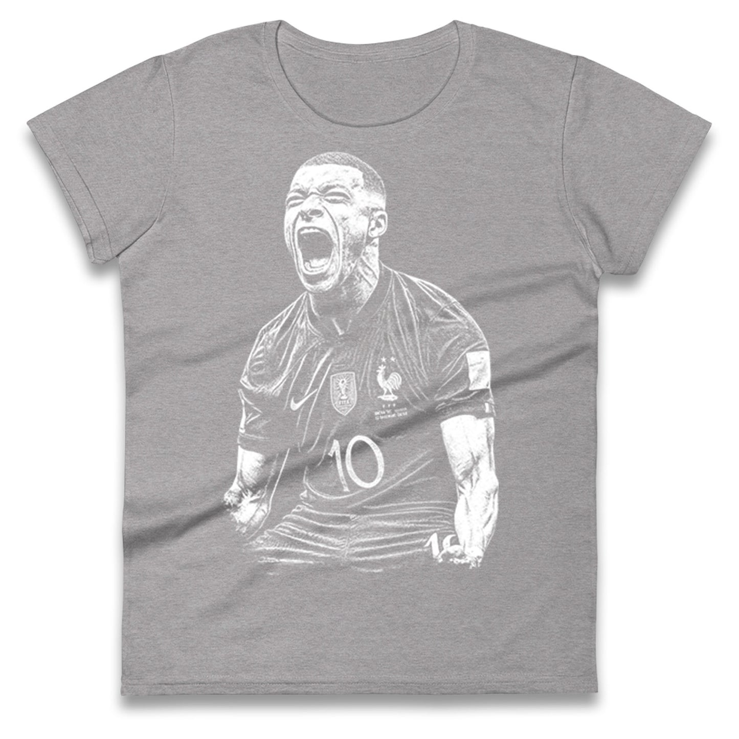  Kylian Footballer Ladies T Shirt