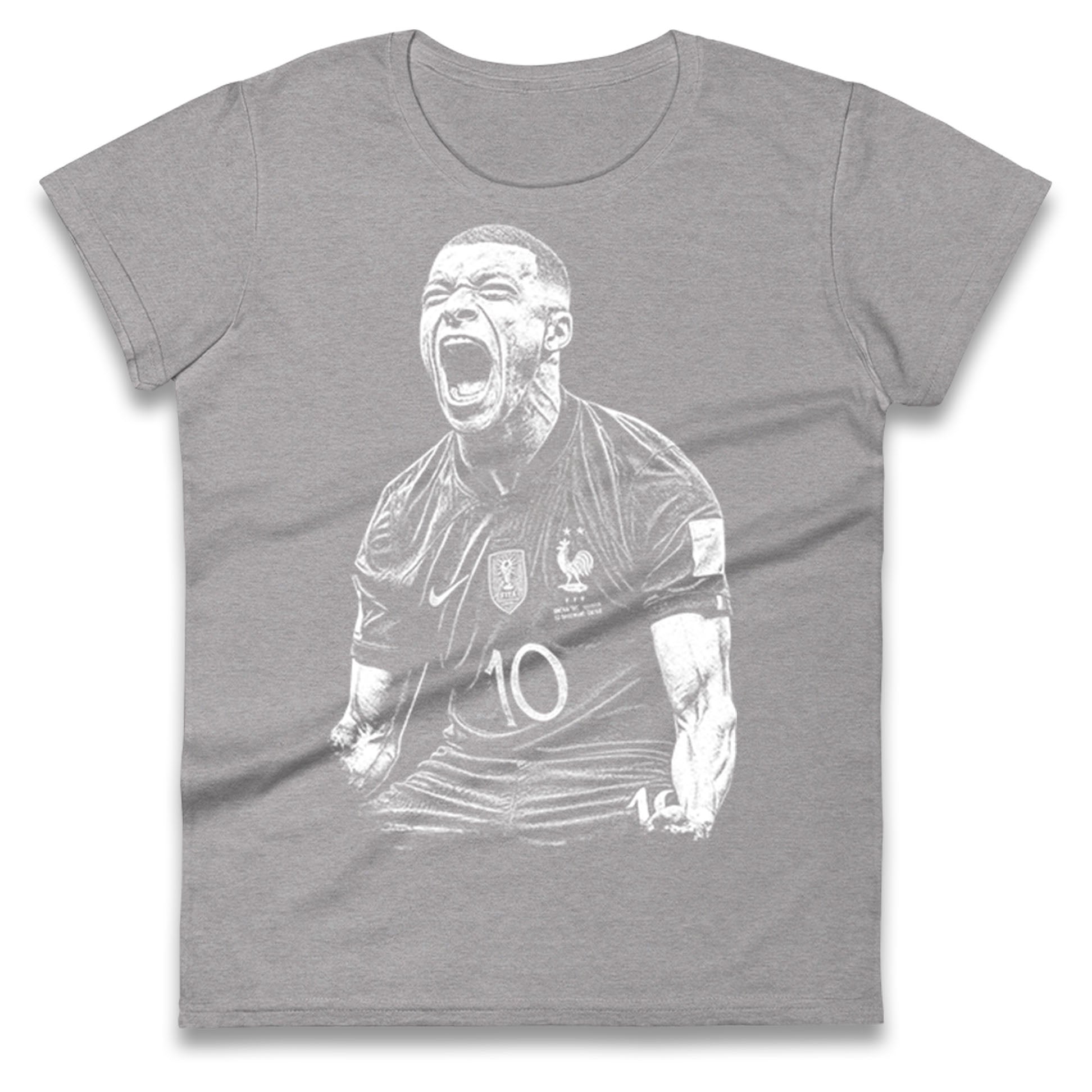  Kylian Footballer Ladies T Shirt