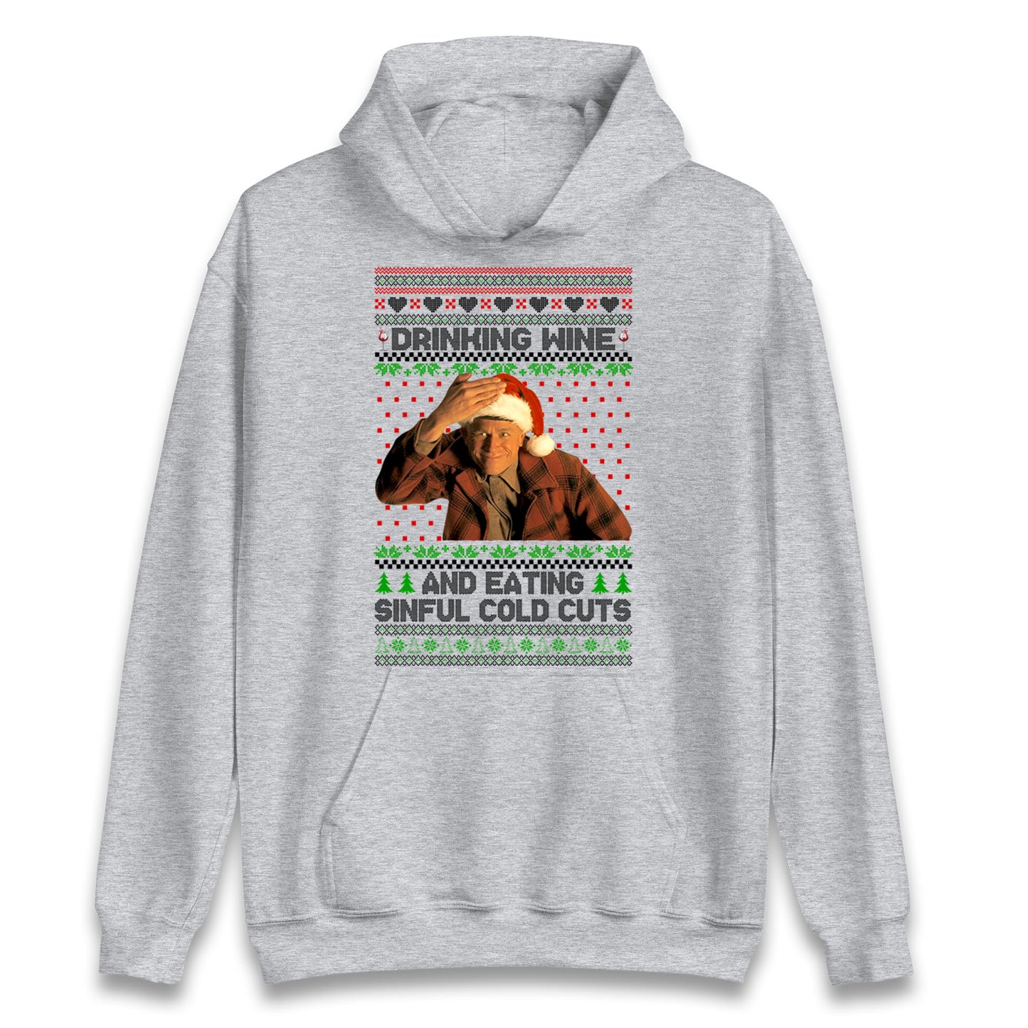 Ed Gein Wine Christmas Hoodie