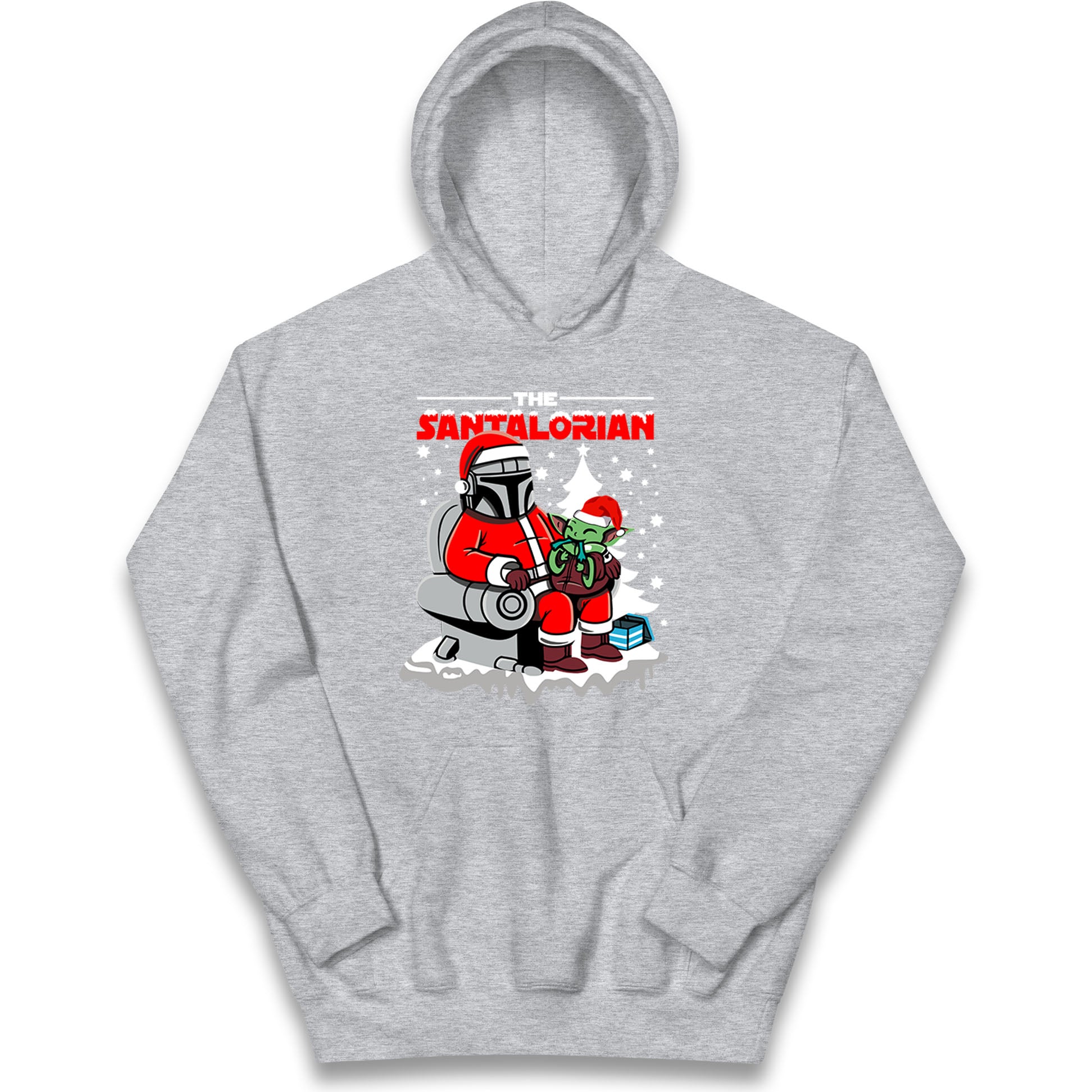 Mandalorian Christmas Kids Hoodie