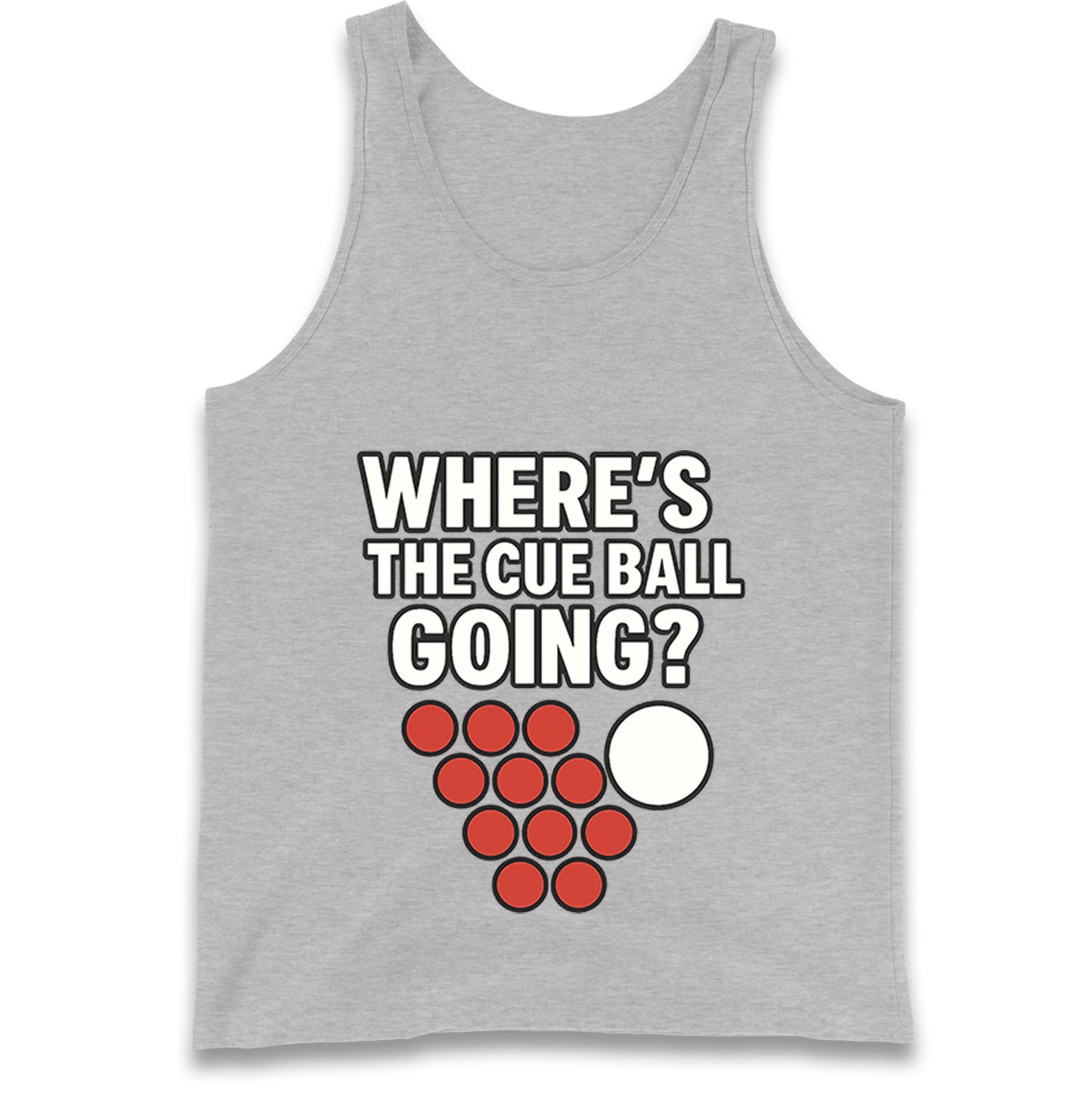 Where’s The Cue Ball Going Tank Top