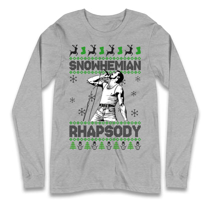 Freddie Mercury Christmas Longsleeve T Shirt