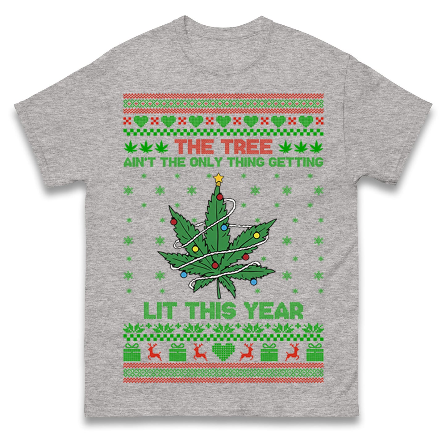 Cannabis Christmas T Shirt
