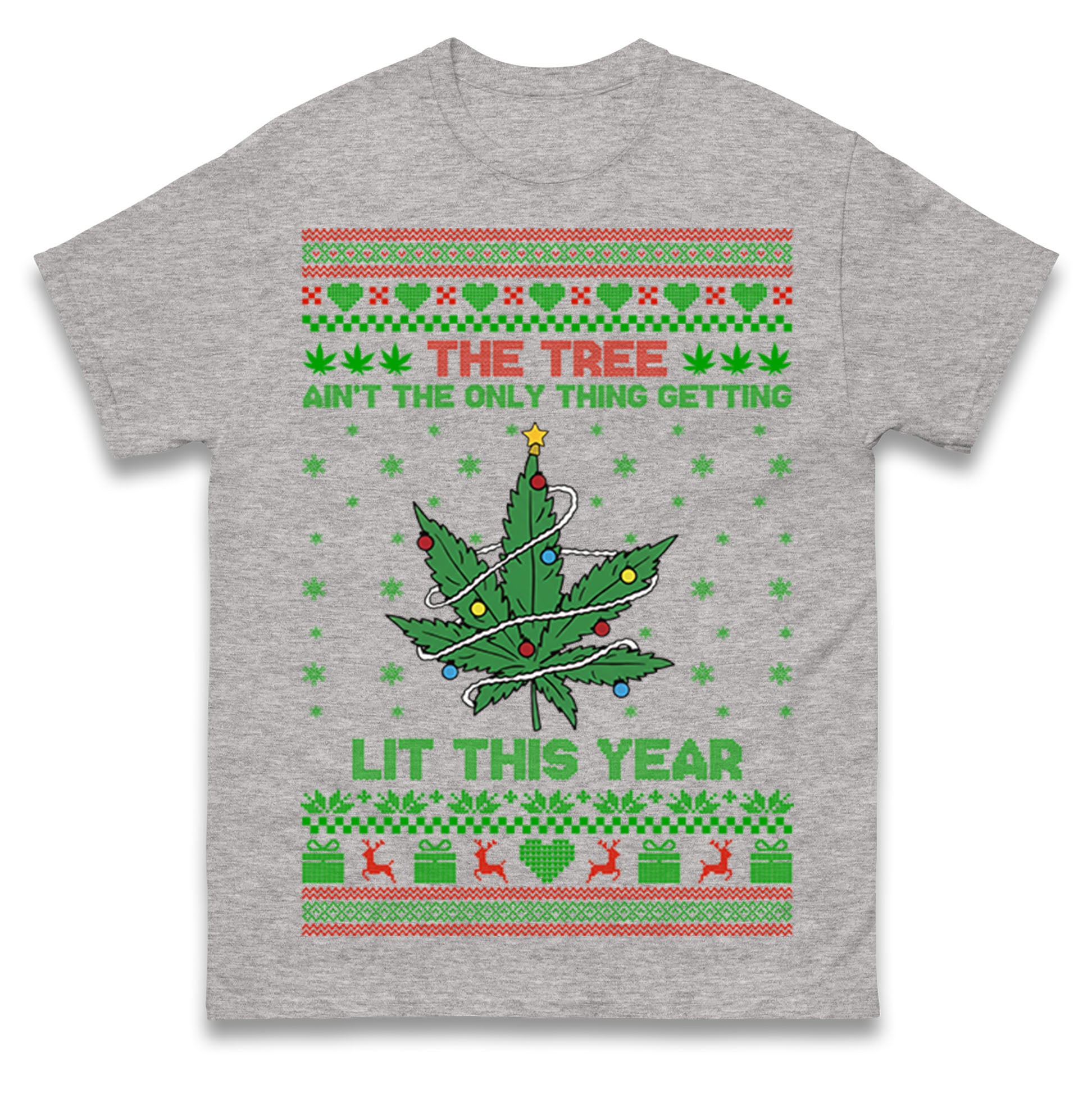 Cannabis Christmas T Shirt
