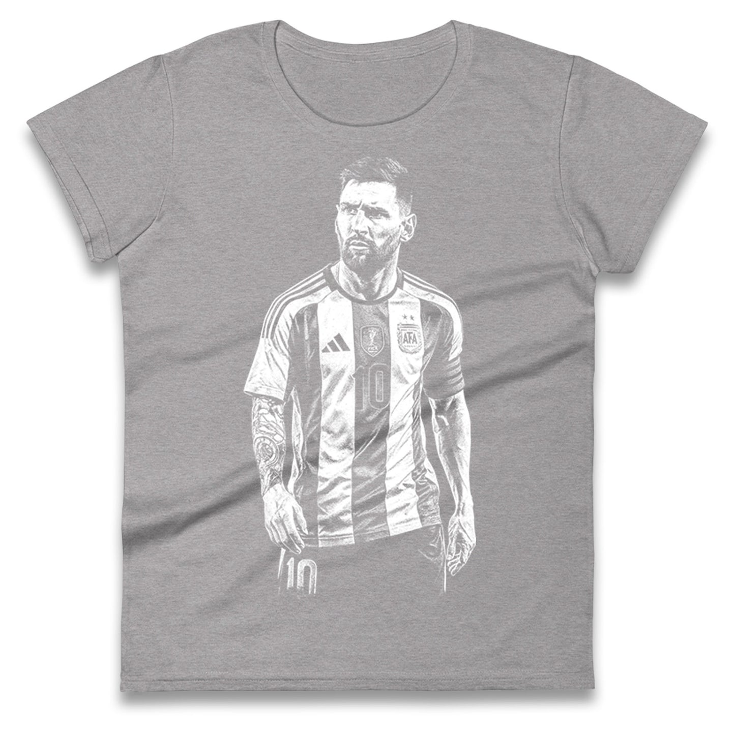 Lionel Messi Argentina Ladies T Shirt 