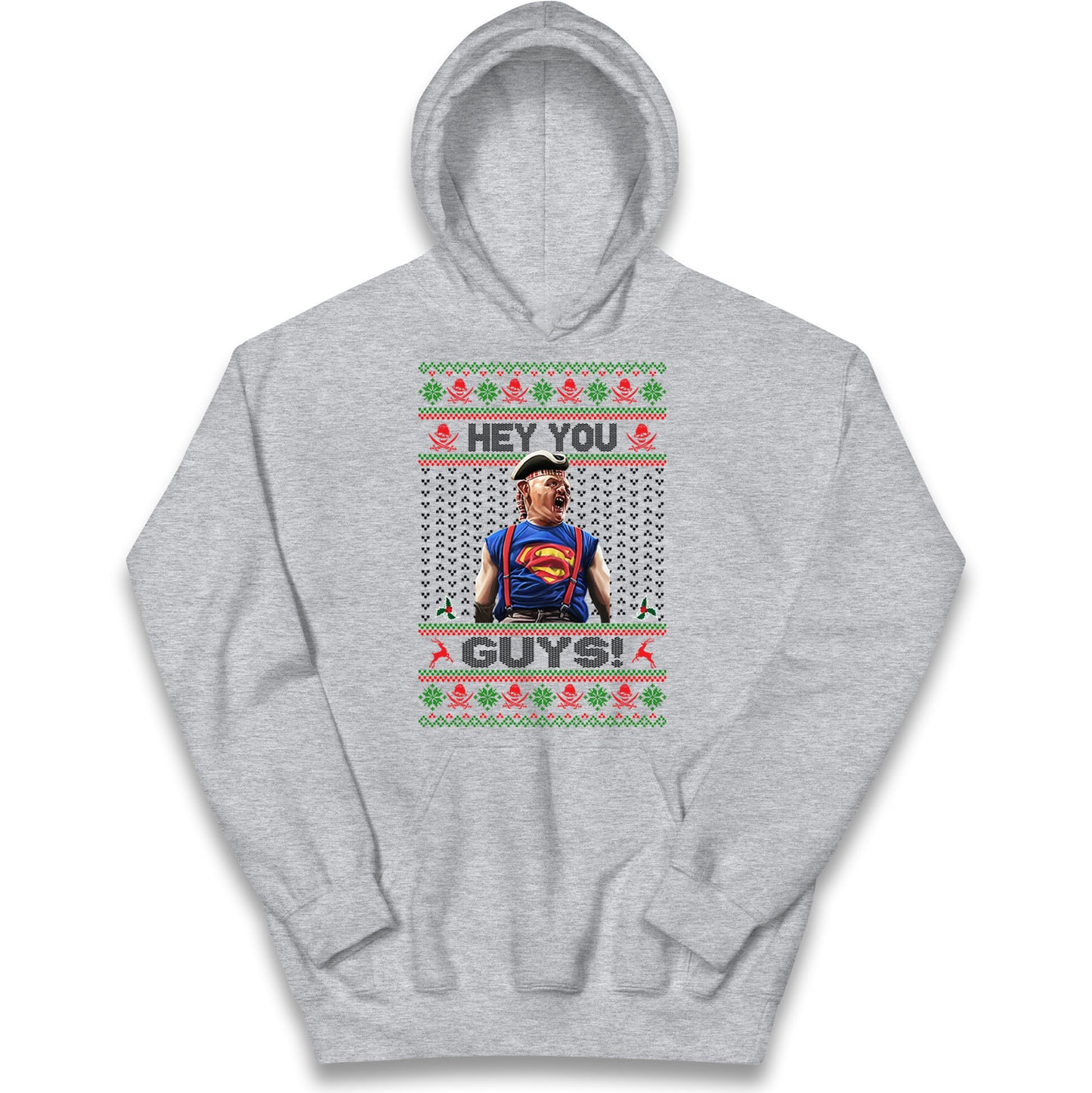 Goonies Sloth Christmas Kids Hoodie