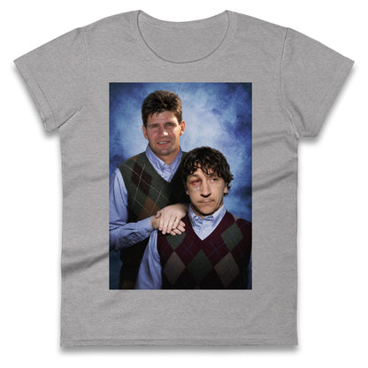 Brian Laws Ivano Bonetti Grimsby Town Step Brothers Ladies T Shirt