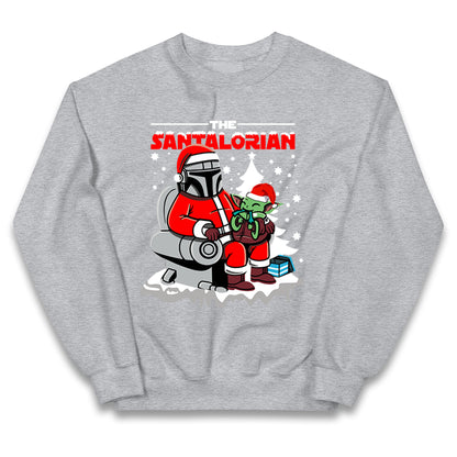 Mandalorian Christmas Kids Jumper