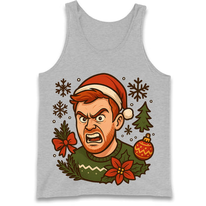 Angry Ginge Christmas Tank Top